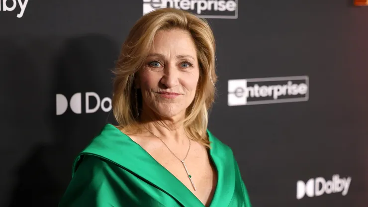 Edie Falco attends the world premiere of 20th Century Studios "Avatar: Fire and Ash" at The Dolby Theatre in Hollywood, California on December 01, 2025.
