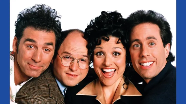 Julia Louis-Dreyfus, Jerry Seinfeld, Jason Alexander, and Michael Richards in Seinfeld (1989)