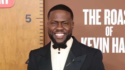 Kevin Hart attends The Roast of Kevin Hart red carpet during Netflix Is A Joke Fest at The Kia Forum on May 10, 2026 in Inglewood, California.