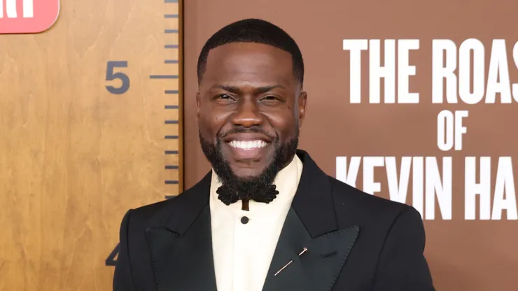 Kevin Hart attends The Roast of Kevin Hart red carpet during Netflix Is A Joke Fest at The Kia Forum on May 10, 2026 in Inglewood, California.
