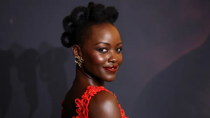 : Lupita Nyong'o attends the "The Odyssey" Paris Premiere on July 08, 2026 in Paris, France.