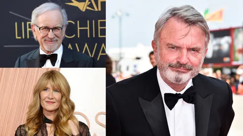 Sam Neill walks the red carpet ahead of the 'Sweet Country' screening during the 74th Venice Film Festival at Sala Grande on September 6, 2017 in Venice, Italy. (Photo by Pascal Le Segretain/Getty Images)