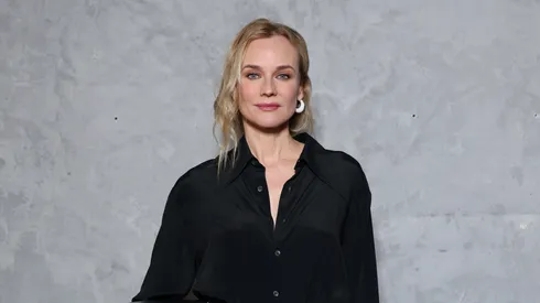 Diane Kruger attends the Ami Paris Menswear Fall/Winter 2026-2027 show as part of Paris Fashion Week on January 21, 2026 in Paris, France.