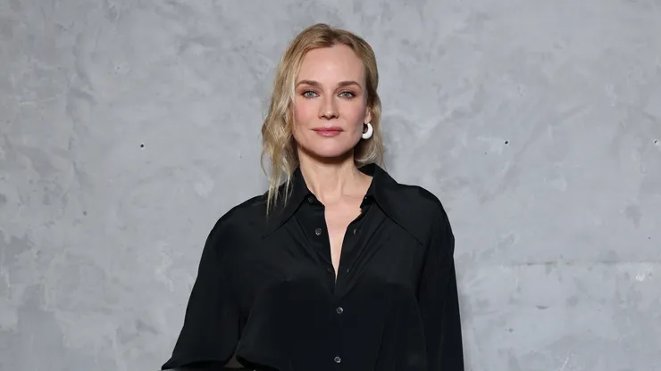 Diane Kruger attends the Ami Paris Menswear Fall/Winter 2026-2027 show as part of Paris Fashion Week on January 21, 2026 in Paris, France.