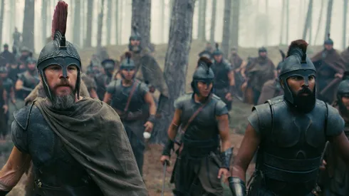 Matt Damon, Will Yun Lee and Himesh Patel.