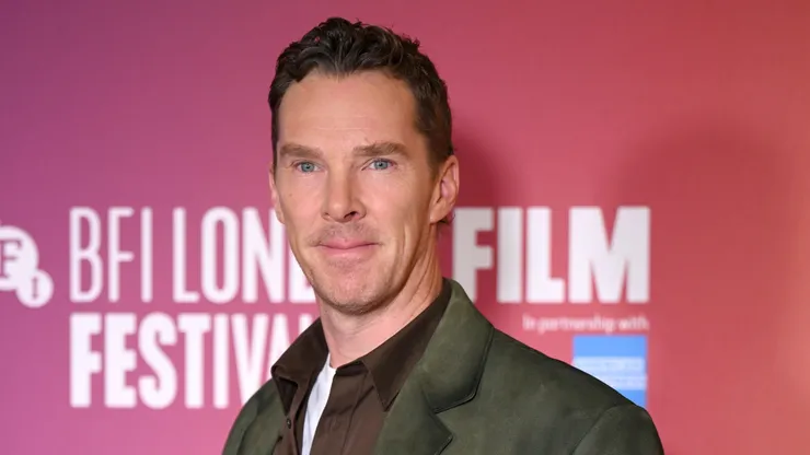 Benedict Cumberbatch attends the "The Thing With Feathers" screening during the 69th BFI London Film Festival at the BFI Southbank on October 11, 2025 in London, England.
