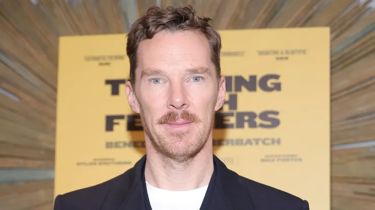 Benedict Cumberbatch attends a "The Thing With Feathers" New York screening at The Crosby Hotel on November 19, 2025 in New York City.