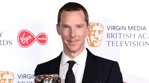 Benedict Cumberbatch, winner of the Best Leading Actor Award for 'Patrick Melrose' in the Press Room at the Virgin TV BAFTA Television Award at The Royal Festival Hall on May 12, 2019 in London, England.