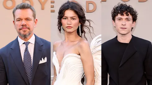 Matt Damon, Zendaya and Tom Holland