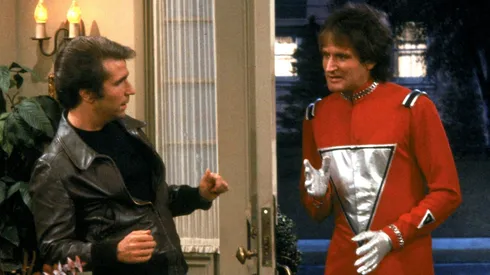 Henry Winkler and Robin Williams.