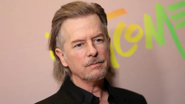 David Spade attends the world premiere of Apple's "Outcome"