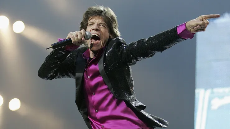 Mick Jagger of The Rolling Stones performs during a concert at Saitama Super Arena on April 2, 2006 in Saitama, Japan. The Rolling Stones are in Japan to play in 5 cities around the country as part of their Bigger Bang world tour.