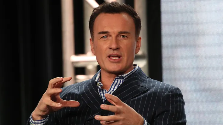 Julian McMahon of "FBI: The Most Wanted" speaks during the CBS segment of the 2020 Winter TCA Press Tour