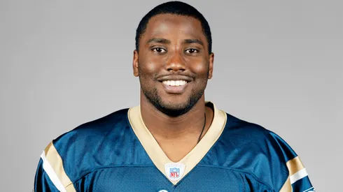 John David Washington of the St. Louis Rams poses for his 2006 NFL headshot at photo day in St. Louis, Missouri.