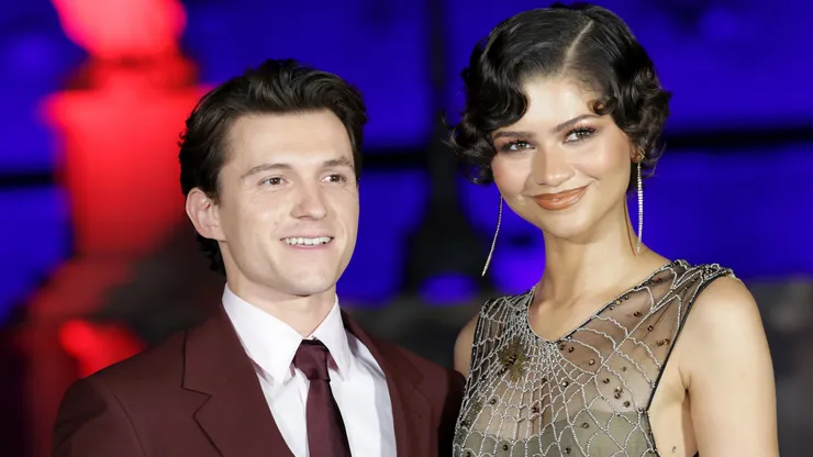 Tom Holland and Zendaya attend the "Spider-Man: Brand New Day" Rome Premiere
