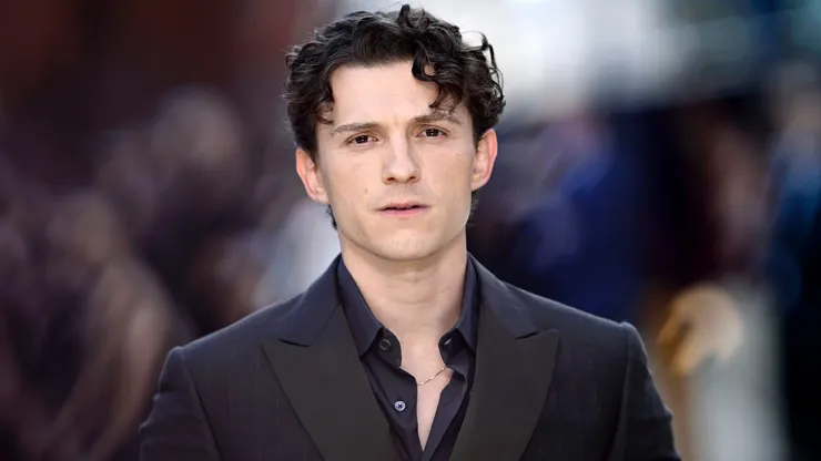Tom Holland attends the world premiere of "The Odyssey"