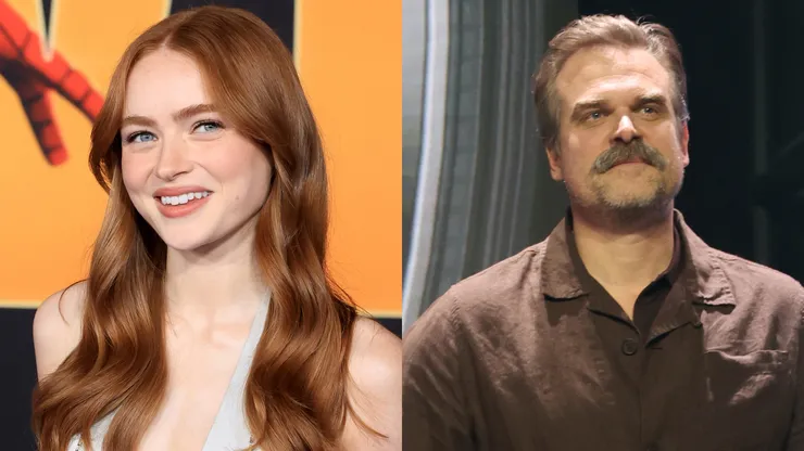 Sadie Sink and David Harbour