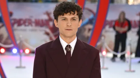 Tom Holland attends the "Spider-Man: Brand New Day" UK Premiere