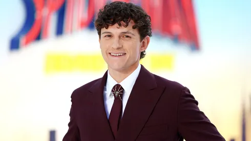 Tom Holland attends the Spider-Man: Brand New Day UK premiere