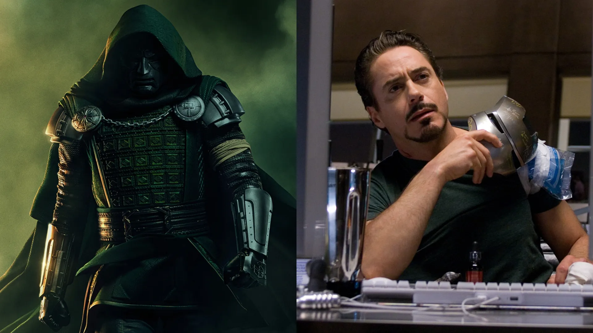 Robert Downey Jr. in Avengers: Domsday and Iron Man (Source: IMDb)
