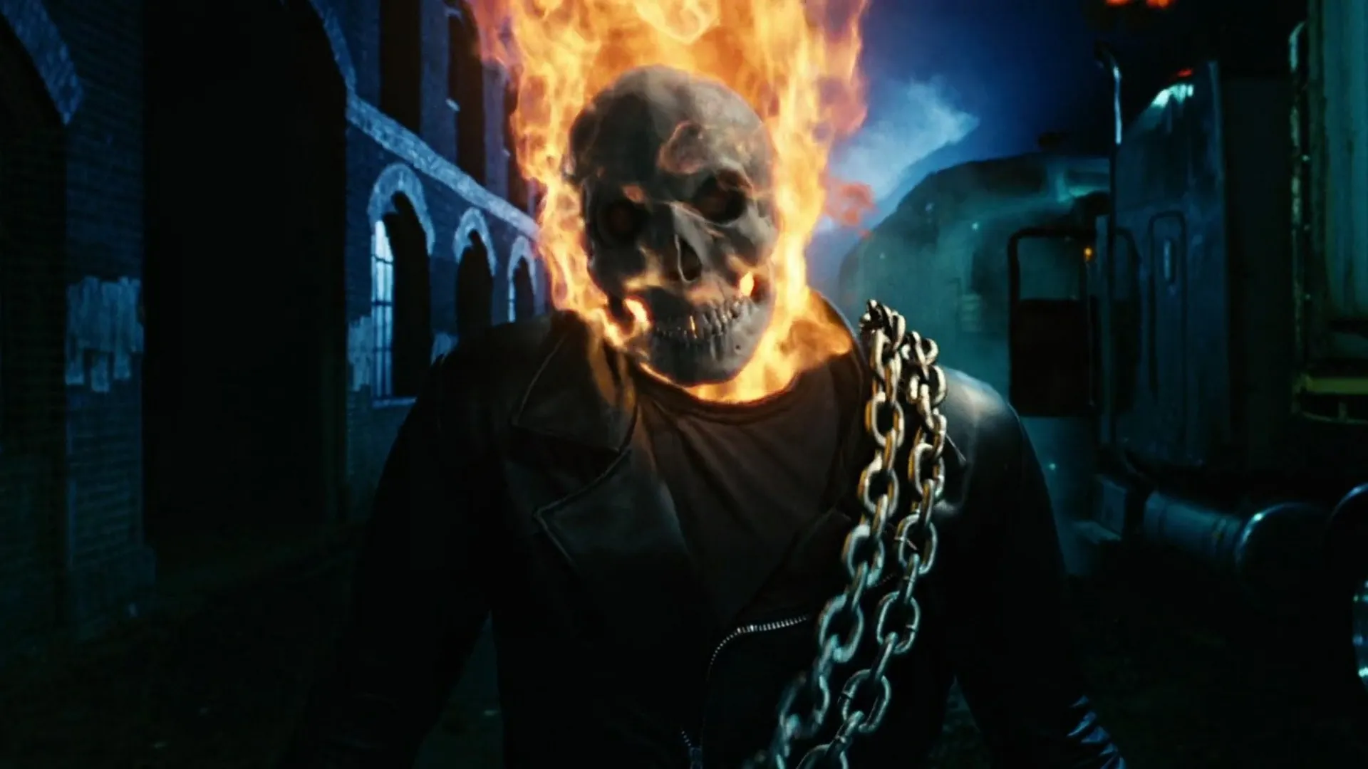 Nicolas Cage in Ghost Rider (Source: IMDb)