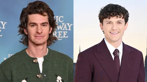 Andrew Garfield att the "The Magic Faraway Tree" UK special screening and om Holland at the the Spider-Man: Brand New Day UK premiere