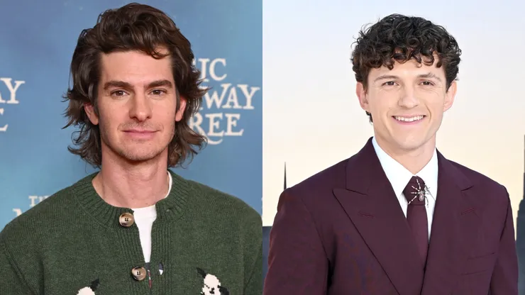 Andrew Garfield att the "The Magic Faraway Tree" UK special screening and om Holland at the the Spider-Man: Brand New Day UK premiere