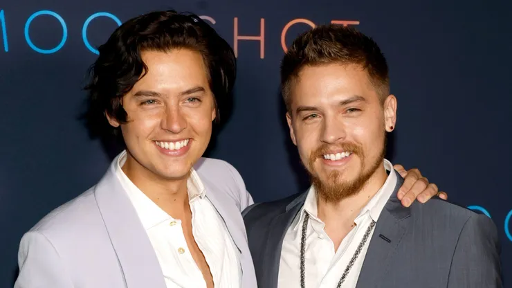 (L-R) Cole Sprouse and Dylan Sprouse attend the special screening of HBO Max's "Moonshot" at E.P. & L.P. on March 23, 2022 in West Hollywood, California.