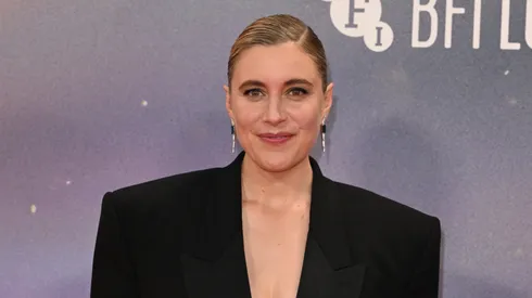 Greta Gerwig attends the "Jay Kelly" Headline Gala at the 69th BFI London Film Festival at The Royal Festival Hall on October 10, 2025 in London, England.