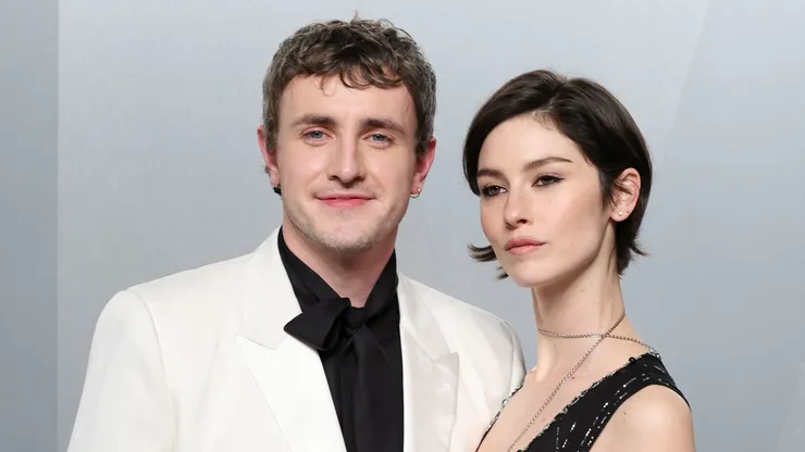 Paul Mescal and Gracie Abrams attend the 2026 Vanity Fair Oscar Party Hosted By Mark Guiducci at Los Angeles County Museum of Art on March 15, 2026 in Los Angeles, California.