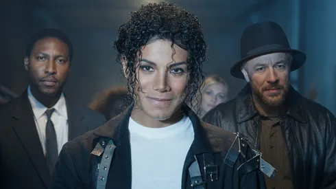 KeiLyn Durrel Jones and Jaafar Jackson in Michael Jackson: Bad