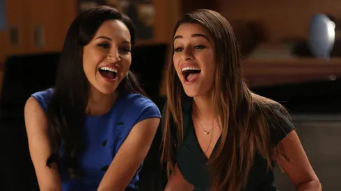 Naya Rivera and Lea Michele.