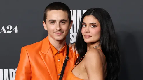 (L-R) Timothée Chalamet and Kylie Jenner attend the Los Angeles premiere of A24's "Marty Supreme" at Samuel Goldwyn Theater on December 08, 2025 in Beverly Hills, California.