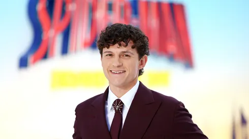 Tom Holland attends the Spider-Man: Brand New Day UK premiere in Odeon Luxe Leicester Square on Wednesday 29th July 2026 in London, England.