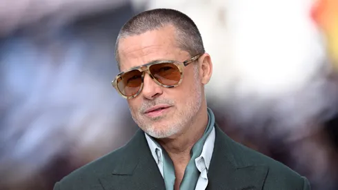 Brad Pitt attends the "F1: The Movie" European Premiere at Cineworld Leicester Square on June 23, 2025 in London, England.