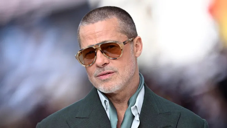 Brad Pitt attends the "F1: The Movie" European Premiere at Cineworld Leicester Square on June 23, 2025 in London, England.