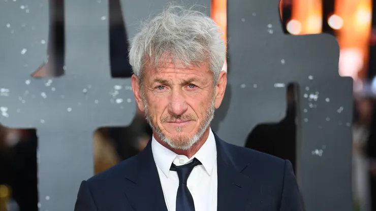 Sean Penn attends the "One Battle After Another" Premiere at Odeon Luxe Leicester Square on September 16, 2025 in London, England.