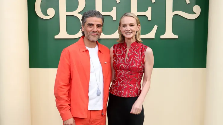 Oscar Isaac and Carey Mulligan attend Netflix's "Beef" ATAS Event on May 15, 2026 in Burbank, California.