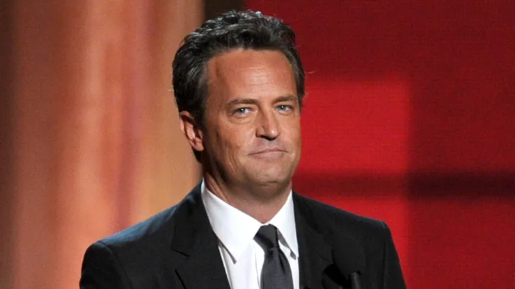 Actor Matthew Perry speaks onstage during the 64th Annual Primetime Emmy Awards at Nokia Theatre L.A. Live on September 23, 2012 in Los Angeles, California.