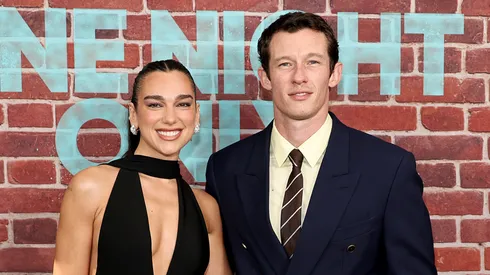 Dua Lipa and Callum Turner attend the "One Night Only" New York Premiere at SVA Theater on August 03, 2026 in New York City.