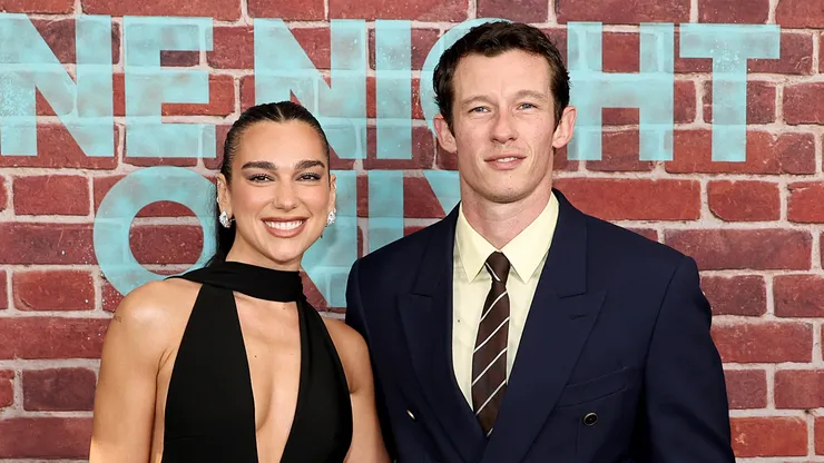 Dua Lipa and Callum Turner attend the "One Night Only" New York Premiere at SVA Theater on August 03, 2026 in New York City.