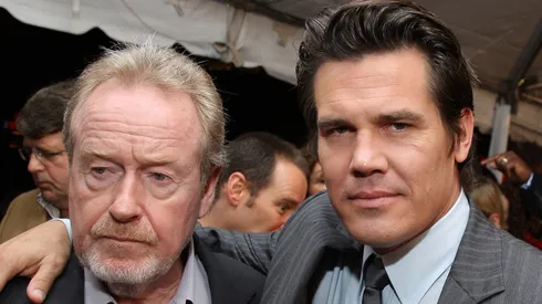 Ridley Scott and Josh Brolin.