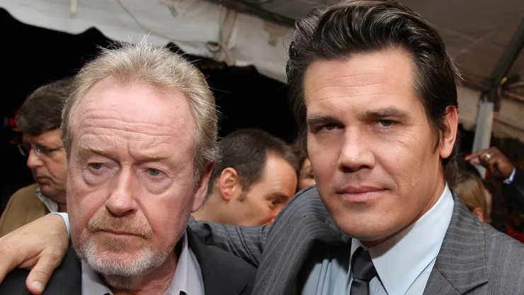 Ridley Scott and Josh Brolin.