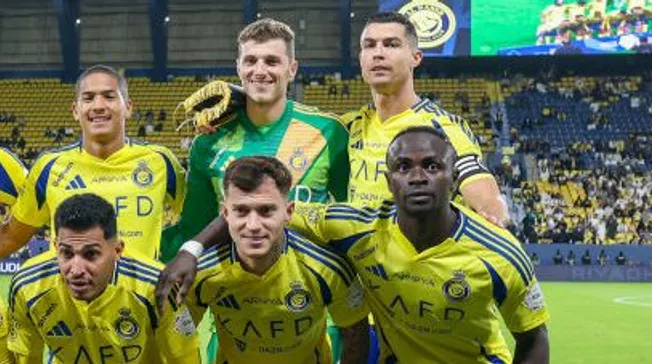 Time do Al Nassr. (Photo by Abdullah Ahmed/Getty Images)